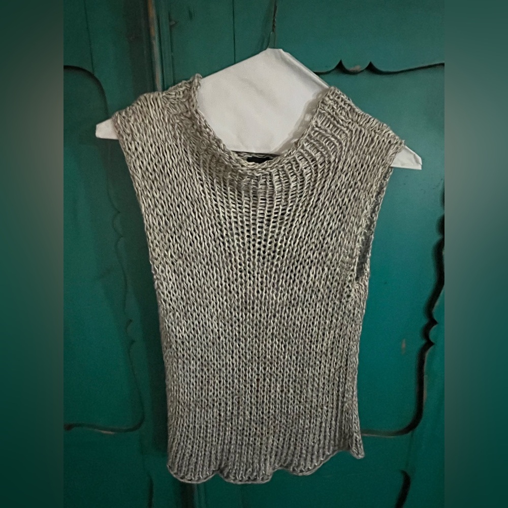Eileen Fisher Breathable Summer Cowl Neck Tank Size Medium